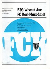 11.12.82 FC Karl Marx Stadt- Wismut Aue