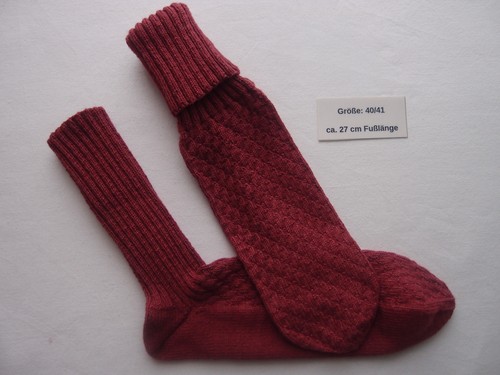 Handgestrickte socken mit - socken,