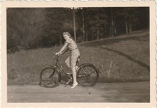 Vintage Foto junge Frau im