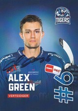Autogrammkarte Alex Green -