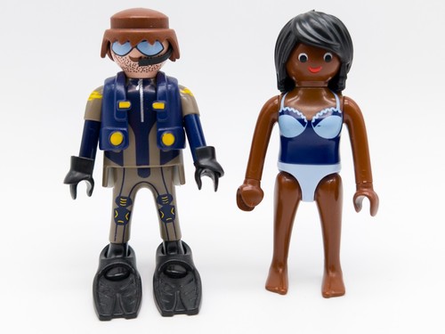 Playmobil taucher badegast - taucher, set