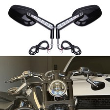 Motorrad Rückspiegel mit LED