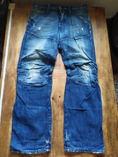 G-Star Elwood Crash Embro Loose W34/L34 Jeans Hose Raw C166