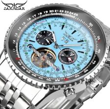*  50mm Luxus Mechanische Automatik  Armbanduhr Chronograph Datum Herren 