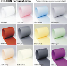 Austauschlamellen ERSATZLAMELLEN Lamellenvorhang Stoff Einzel Lamellen 130-255cm