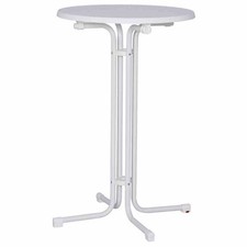 Kurz Stehbierklapptisch Stehbiertisch 70cm Weiß Klapptisch Biertisch Garten NEU