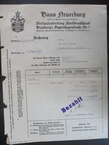 Rechnung zigarretten - (5097),