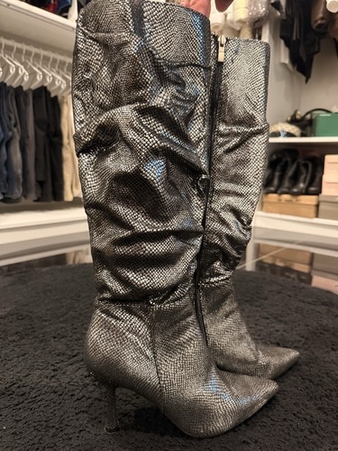 Damen stiefel 41 silbernes - stiefel,