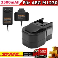 3.5Ah 12V Ni-MH für AEG M1230 MXM12 BX12 BS12X YTB001 48-11-1900 Akku/Ladegerät