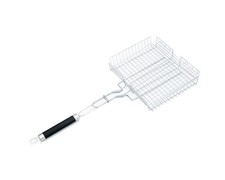 Universal Grillkorb Grillrost Grillguthalter mit Softgriff