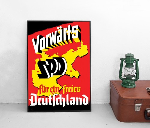Poster spd 1949 vorwärts - poster, "vorwärts