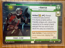 STAR WARS UNBEGRENZTE SCHATTEN DER GALAXY HYPERRAUM SELTEN: JÄGER (ANFÜHRER)