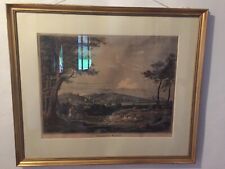 Bielefeld,  Original Stahlstich, koloriert, von Johann Poppel ,1845