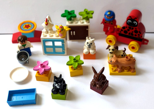 Duplo set figuren blumen - duplo,