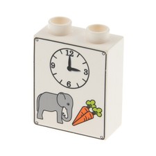 1x Lego Duplo Theme Brick