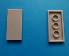 2x Lego Fliese - 2x4 - light