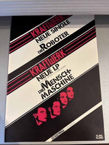Kraftwerk seltene werbeanzeige - kraftwerk,