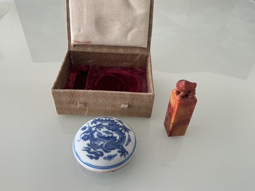 Chinesisches siegelset - chinesisches, siegelset-