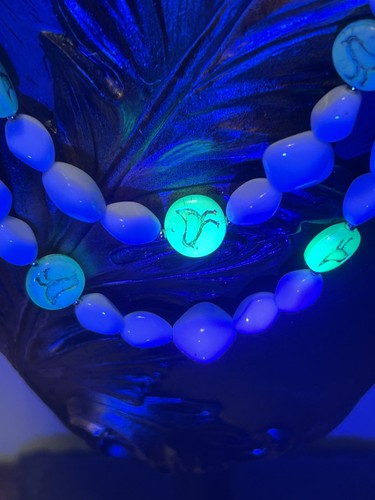 Aqua uranglas vogel vintage - uranglas,