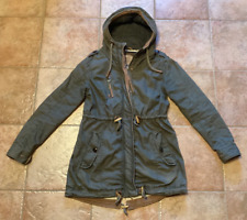 Naketano Long Jacke Parka Gr. L 40 42 oliv grün