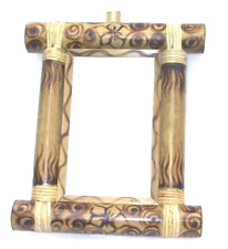 Spiegel Bambus Südsee Wandspiegel Bambus Dekospiegel spiegel Wanddeko Bambus