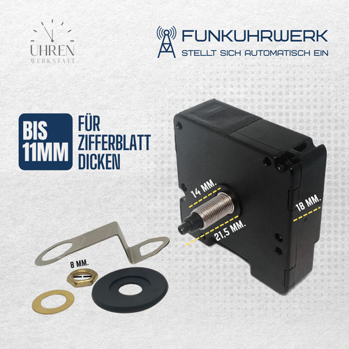 Funkuhrwerk welle - welle,