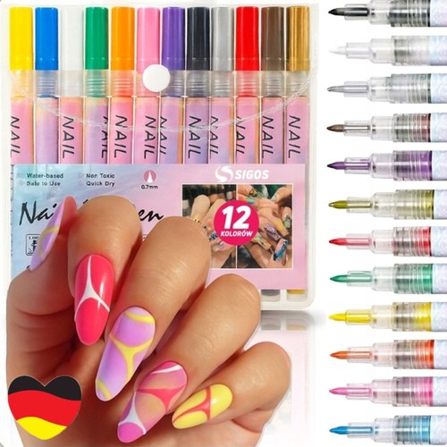 Farben nagelkunststift - 12,