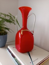 Opalina Fiorentina Murano Vase