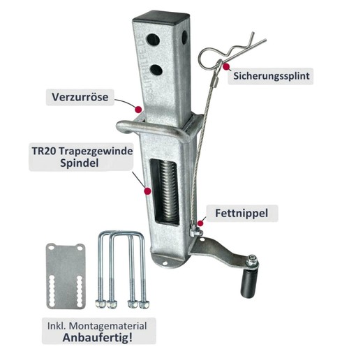 Kurbelstütze 2 mit - 1x,