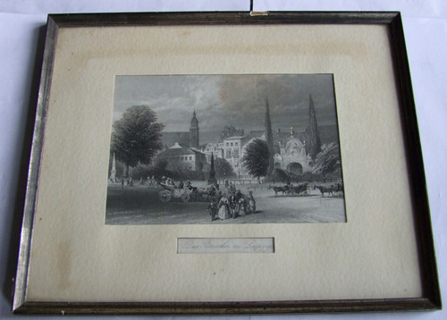 Leipzig stahlstich das - leipzig,
