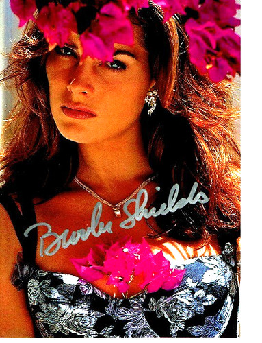 Brooke shields autogramm - brooke,