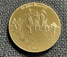 Deutsche Heimat | | 25 Jahre Mauerfall | | 2014 | | Medaille Ø 50 mm