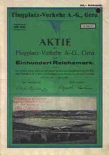 Flugplatz Verkehr 1928