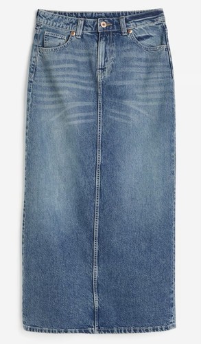 Divided langer jeansrock - langer,