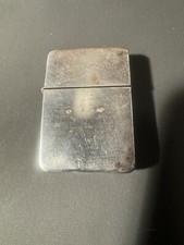Zippo Sehr Alt Vintage Black Crackle frühe 40er Jahre Nur Hülle