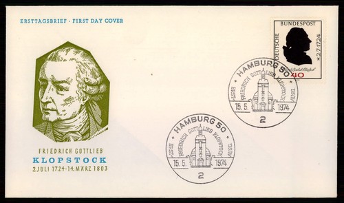 Brd bund fdc 1974 friedrich - brd,