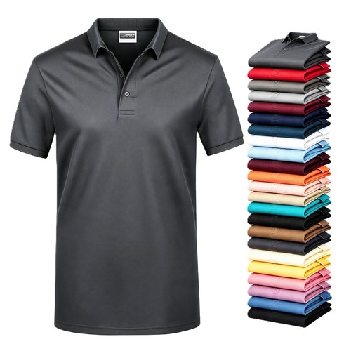 Polohemd herren pique - polohemd,