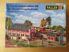 Faller H0 Bahnbetriebswerk in Fole / OVP - 5 Gebäudesätze für Modelleisenbahnen