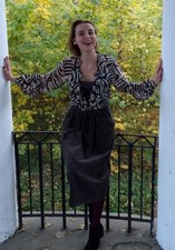 H&M Chiffonbluse Zebra Print