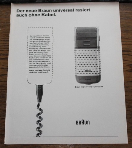 Werbung braun micron vario - braun, 3
