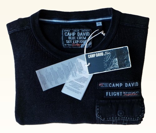 Camp david rundhalspullover - camp,