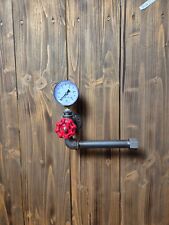 Toilettenpapierhalter schwarz/anthrazit aus Metall, Retro Badezimmer Klopapier