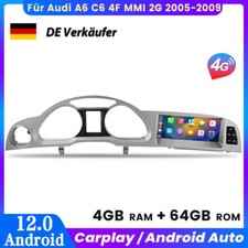 Für Audi A6 C6 4F MMI 2G 2005-2009 8.8" Android Autoradio Carplay GPS NAVI 4+64G