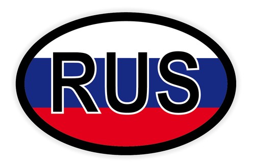 Aufkleber sticker russland rus - aufkleber,