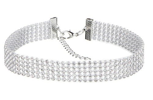 Kristall strass halsband - strass,