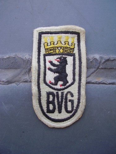 Aufnäher bvg berlin - aufnäher,
