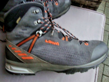 LOWA Outdoorschuh ARCO GTX MID WXL Gr.46 1/2 WIDE Leder Grau Gore-Tex 2x getr.