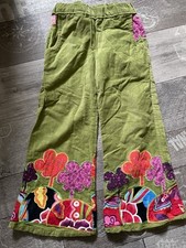 Kinder Hose Cord mit Blumen