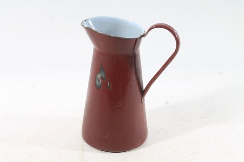 Alte kanne emaille vintage - kanne,