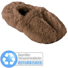 infactory Aufwärmbare Flausch-Pantoffeln Versandrückläufer